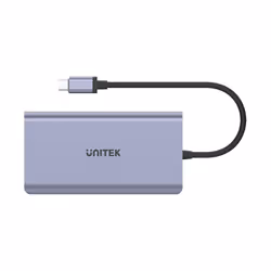 UNITEK uHUB S7 USB 3.2 Gen 1 (3.1 Gen 1) Type-C Grigio