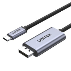 UNITEK V1409A adattatore per inversione del genere dei cavi USB-C DisplayPort Nero, Grigio