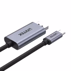 UNITEK V1409A adattatore per inversione del genere dei cavi USB-C DisplayPort Nero, Grigio