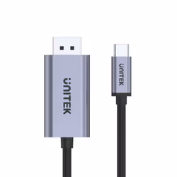 UNITEK V1409A adattatore per inversione del genere dei cavi USB-C DisplayPort Nero, Grigio