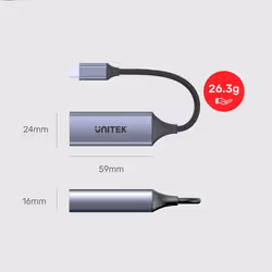 UNITEK U1323A hub di interfaccia USB 3.2 Gen 1 (3.1 Gen 1) Type-C 5000 Mbit/s Nero - Vista aggiuntiva 7