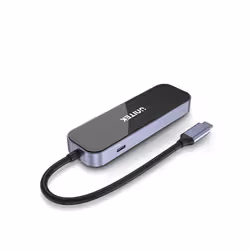 UNITEK uHUB H6 Cablato USB 3.2 Gen 1 (3.1 Gen 1) Type-C Nero, Grigio - Vista aggiuntiva 2