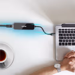UNITEK uHUB H6 Cablato USB 3.2 Gen 1 (3.1 Gen 1) Type-C Nero, Grigio - Vista aggiuntiva 7