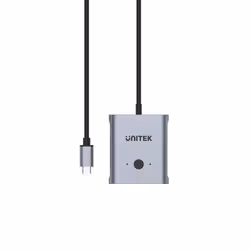 UNITEK D1078A replicatore di porte e docking station per laptop Cablato USB 3.2 Gen 1 (3.1 Gen 1) Type-C Grigio - Vista aggiuntiva 5