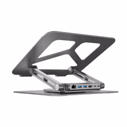 UNITEK D1109A, Supporto per computer portatile, Grigio, Alluminio, 35,6 cm (14"), 43,2 cm (17"), 33 cm (13")