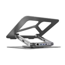 UNITEK D1109A supporto per laptop Supporto per computer portatile Grigio 43,2 cm (17")