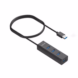 UNITEK Y-3089V01 replicatore di porte e docking station per laptop Cablato USB 3.2 Gen 1 (3.1 Gen 1) Type-A Nero - Vista aggiuntiva 3