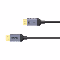 UNITEK C1626GY01-2M DisplayPort 2.1 Black Nero, Grigio - Vista aggiuntiva 8
