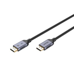 UNITEK C1628GY01-5M cavo DisplayPort Nero, Grigio