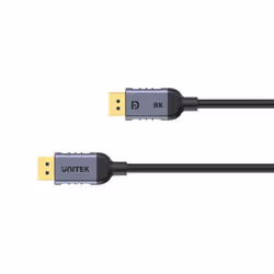 UNITEK C1628GY01-5M cavo DisplayPort Nero, Grigio - Vista aggiuntiva 2