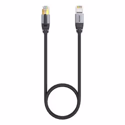 UNITEK C18149AGY03-1M cavo di rete Nero Cat8 S/FTP (S-STP) - Vista aggiuntiva 2