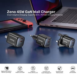 UNITEK P1129ABK01-EU Caricabatterie per dispositivi mobili Universale Nero AC Ricarica rapida Interno