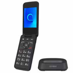 Alcatel 3026, Clamshell, 7,11 cm (2.8"), 2 MP, Bluetooth, 970 mAh, Metallico