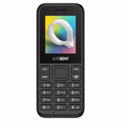Alcatel 10.68D, Barra, Doppia SIM, 4,57 cm (1.8"), 0,08 MP, 400 mAh, Nero
