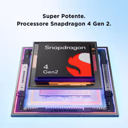 TCL TAB A1 Plus Snapdragon 125 GB 31 cm (12.2") 16 GB Wi-Fi 5 (802.11ac) Android 16 Blu - Vista aggiuntiva 4