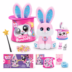 Pets Alive Magic Bunnies, Coniglio giocattolo, 3 anno/i, Mini Stilo AAA, Batterie incluse