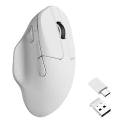 Keychron M7-A24 mouse Casa Ambidestro RF Wireless + Bluetooth + USB Type-C Ottico 30000 DPI