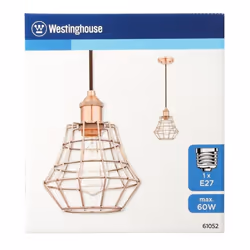 Westinghouse 6105240 lampada a sospensione Supporto flessibile E27