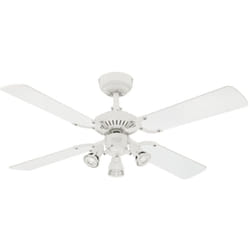 Westinghouse - Ventilatore a Soffitto Princess Euro GU10, Finitura, Pale in Bianco/faggio
