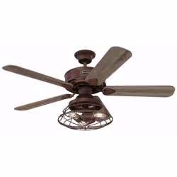 il design distintivo del ventilatore da soffitto Barnett Westinghouse da 122 cm presenta un design distintivo che si adatta a ...