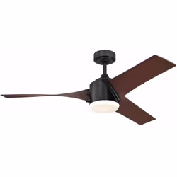 Descrizione Il ventilatore da soffitto da interno Evan da 132 cm è dotato di una finitura nera opaca, di un moderno design mi ...