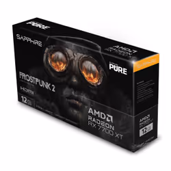 Sapphire PURE Radeon RX 7700 XT Frostpunk 2 Edition AMD 12GB GDDR6 - Vista aggiuntiva 7