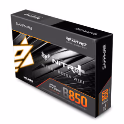 Sapphire NITRO+ B850A WIFI 7 AMD B850 Socket AM5 micro ATX - Vista aggiuntiva 7