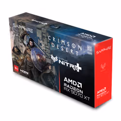 Sapphire NITRO+ AMD Radeon RX 9070 XT OC Crimson Desert Edition 16 GB GDDR6 - Vista aggiuntiva 6