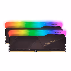 Klevv CRAS X RGB 16GB kit (8GB x2) 3200MHz Gaming Memory DDR4-RAM XMP 2.0 High Performance Overclocking, 16 GB, 2 x 8 GB, DDR ...