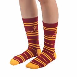 Cinereplicas Set of 3 Gryffindor Socks Unisex Rosso, Giallo 3 paio/a - Vista aggiuntiva 6
