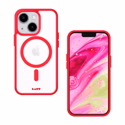 LAUT Huex Protect custodia per cellulare 17 cm (6.7") Cover Rosso, Translucent
