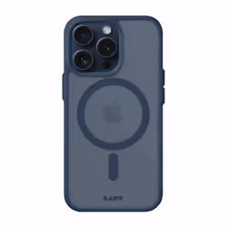 LAUT Huex Protect, Cover, Apple, iPhone 15 Pro Max, 17 cm (6.7"), Blu marino, Translucent