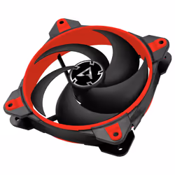 ARCTIC BioniX P120 Case per computer Ventilatore 12 cm Nero, Rosso - Vista aggiuntiva 2