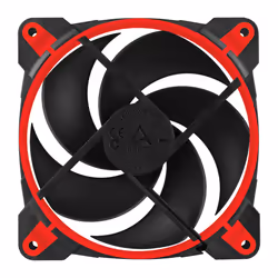 ARCTIC BioniX P120 Case per computer Ventilatore 12 cm Nero, Rosso - Vista aggiuntiva 5