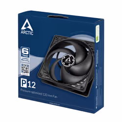 ARCTIC P12 Case per computer Ventilatore 12 cm Nero - Vista aggiuntiva 5