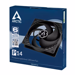 ARCTIC P14 Case per computer Ventilatore 14 cm Nero - Vista aggiuntiva 6