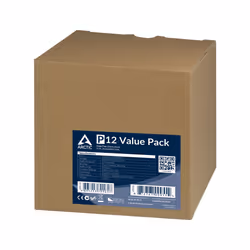 ARCTIC P12 Value Pack Case per computer Ventilatore 12 cm Nero - Vista aggiuntiva 6