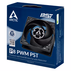 ARCTIC P8 PWM PST Case per computer Ventilatore 8 cm Nero - Vista aggiuntiva 6
