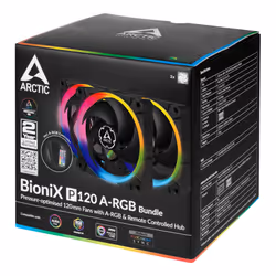 ARCTIC ACFAN00156A sistema di raffreddamento per computer Case per computer Ventilatore 12 cm Nero - Vista aggiuntiva 8