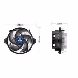 ARCTIC Alpine 23 CO Processore Raffreddatore d'aria 9 cm Alluminio, Nero 1 pz - Vista aggiuntiva 8