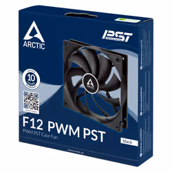 ARCTIC F12 PWM PST Case per computer Ventilatore 12 cm Nero 1 pz - Vista aggiuntiva 4