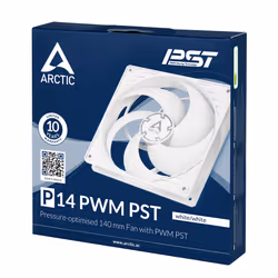 ARCTIC P14 PWM PST Case per computer Ventilatore 14 cm Bianco - Vista aggiuntiva 4