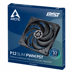 ARCTIC P12 Slim PWM PST Case per computer Ventilatore 12 cm Nero 1 pz - Vista aggiuntiva 6