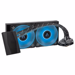 ARCTIC Liquid Freezer II 280 RGB, Kit di raffreddamento a liquido, 14 cm, 0,3 son, 117,06 m³/h, Nero