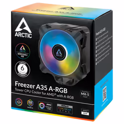 ARCTIC Freezer A35 A-RGB Processore Raffreddatore d'aria 11,2 cm Nero 1 pz - Vista aggiuntiva 8