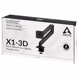 ARCTIC X1-3D 43" Scrivania Nero - Vista aggiuntiva 8