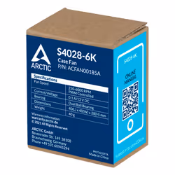 ARCTIC S4028-6K Case per computer Ventilatore 4 cm Nero 1 pz - Vista aggiuntiva 7