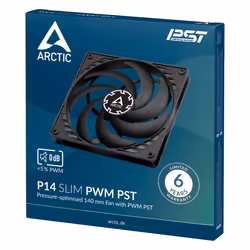 ARCTIC P14 Slim PWM PST Case per computer Ventilatore 14 cm Nero 1 pz - Vista aggiuntiva 6