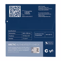 ARCTIC TP-3 compontente del dissipatore di calore Cuscinetto termico - Vista aggiuntiva 5