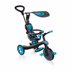 Globber Explorer Trike 4in1, Bambini, Kickbike, Qualsiasi tipo, Asfalto, 50 kg, 3 ruota(e)